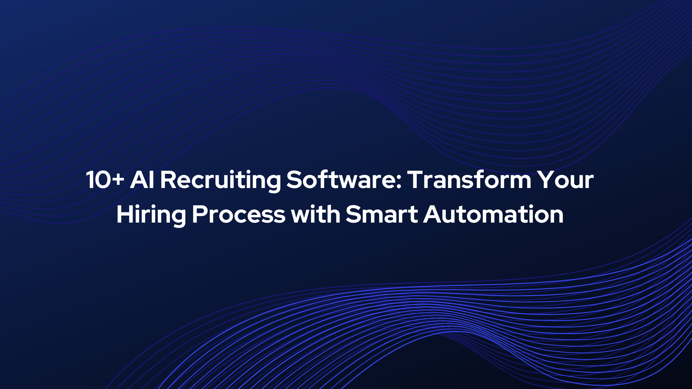AI recruiting software 