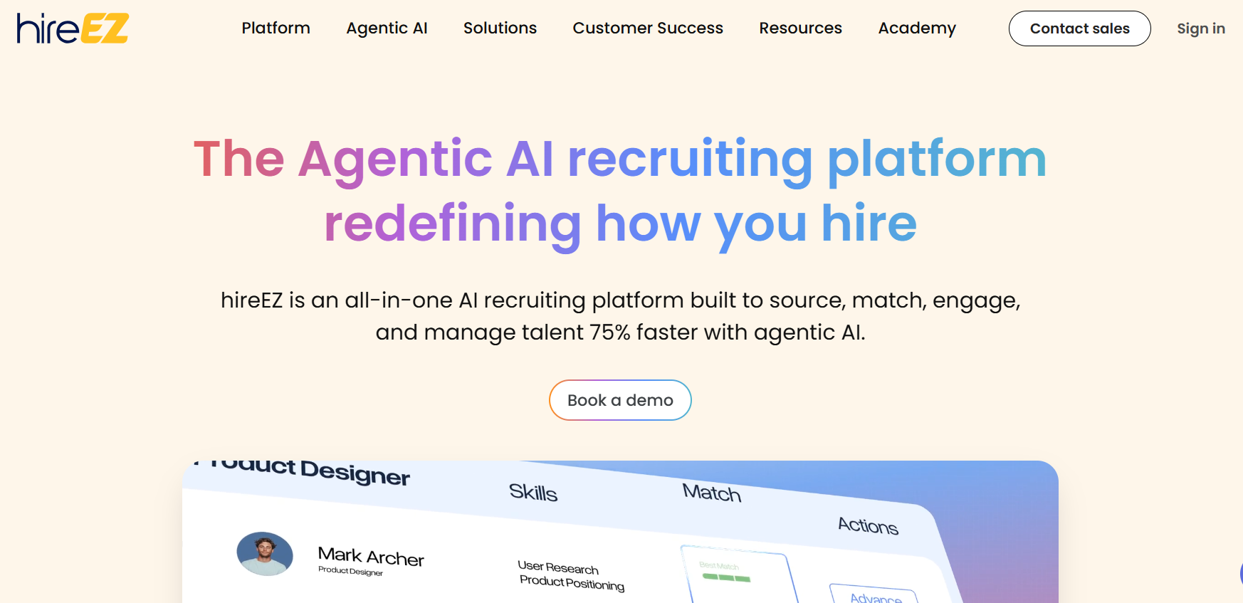 hireEZ – Best for AI-Powered Candidate Sourcing